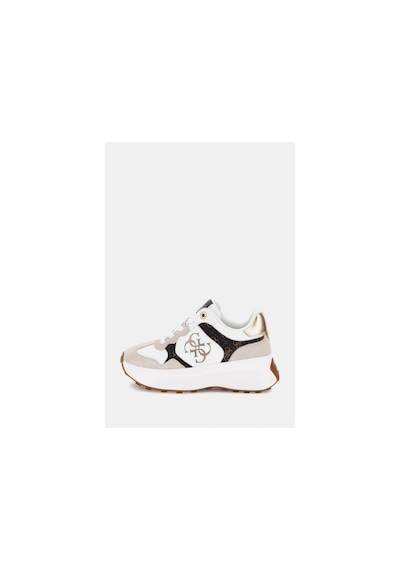 Guess Kadın Beyaz Luckeı 4g Logolu Sneaker Beyaz