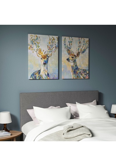 Ikea Pjätteryd Resim 50x70 Cm 2'li Çok Renkli