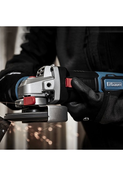 Erbauer EAG18-li 4A 115 MM 18V Şarjlı Taşlama Makinesi