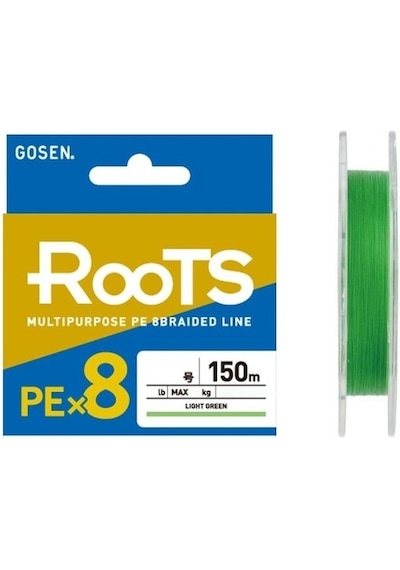 Gosen X8 Roots Pe 8 Örgü Spin İp Misina 150mt A Yeşil Pe0 8 0 153mm