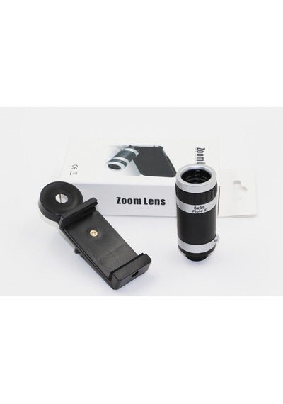 8x18 Zoom Teleskop Telefon Kamera Lensi Mini El Dürbünü Lisinya Çok Renkli