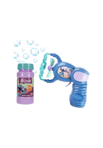 Disney Stitch Bubble Flurry Köpük Tabancası + 500 Ml Solüsyon Hediye Çok Renkli