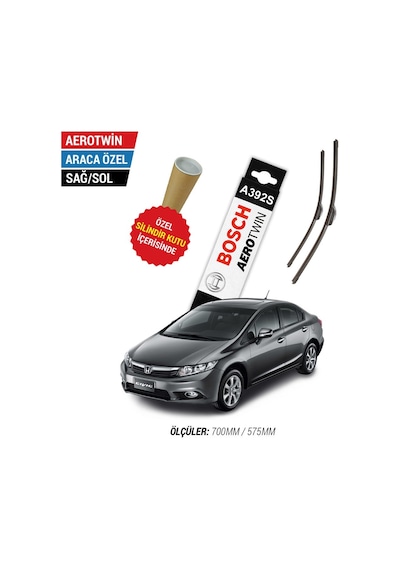 Bosch Aerotwin A392S Honda Civic Silecek (2012-2015 FB7)