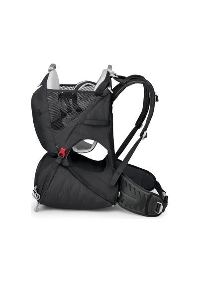 Osprey Poco Slt Unisex Çocuk Taşıyıcı Hafif, Katlanabilir, Airscape Destekli, Güneş Korumalı Bebek Kanguru Siyah