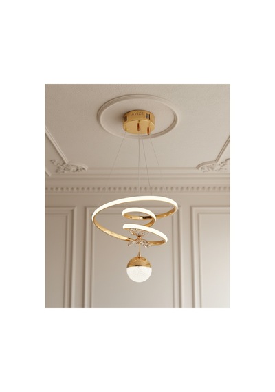 Melis Mini Ledli Gold Avize Altın Altın