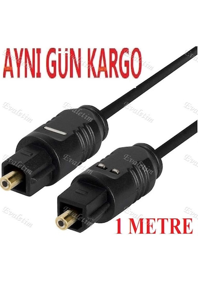 Fiber Optik Optic Ses Kablosu 1 Metre 4451A Ses Sinema Sistemi Tv