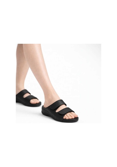 Look Life Kadın Siyah Jelly Cool Halluks Valgus Ortopedik Terlik - Anneler Günü Hediyesi