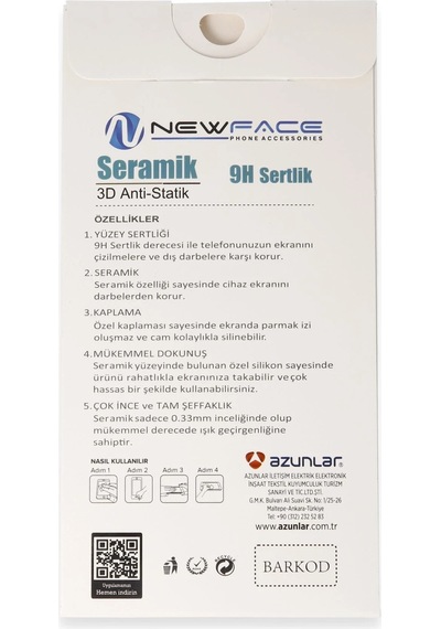 Gld-spt- Newface Huawei P30 Lite 3d Antistatik Seramik Nano Ekran Koruyucu