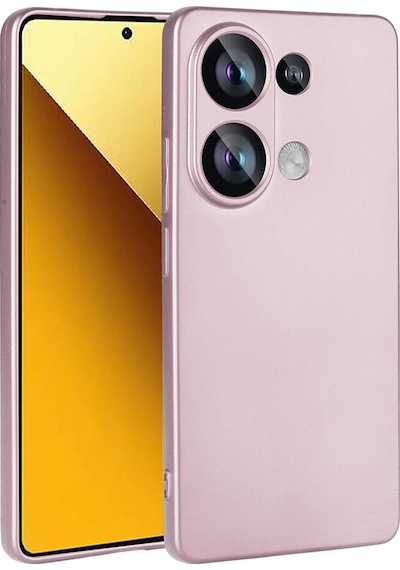 Kilifone - Xiaomi Uyumlu Poco M6 Pro 4g - Kılıf Mat Renkli Esnek Premier Silikon Kapak - Rose Gold