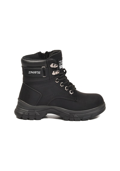 Siyah Zümrüt İçi Polarlı Kaymaz Taban Unisex Çocuk Bot 24035 F Siyah Zümrüt Siyah Zümrüt İçi Polarlı Kaymaz Taban Unisex Çocuk Bot 24035 F Siyah Zümrüt