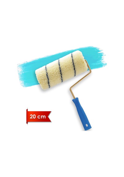 Süperlüks 1001 5cm Orta Çap 25 Mm Tüylü İç Cephe Saplı Boya Rulosu 20 Cm