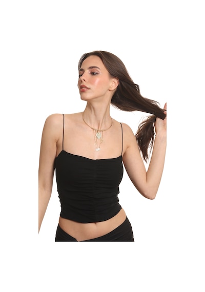 Labalaba Kadın Lak Altın Kaplama Sedef Kalp Charmlı Tel Choker, Tasma Kolye Altın