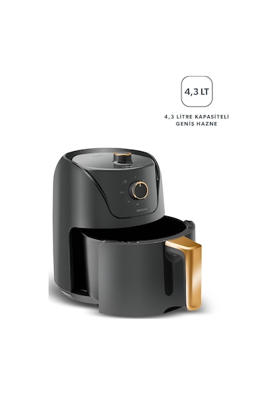 Homend Airfryday 2505h 8 Farklı Programlı, Yağsız fritöz 4.3 Litre Airfryer