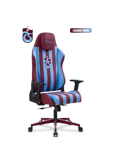 Fanchair X Trabzonspor Çubuklu Lisanslı Oyuncu Koltuğu-47 Bordo