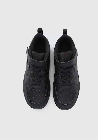 Nike Court Borough Low 2 Leather Sneaker Hakiki Deri Lastik İpli Bantlı Unisex Spor Ayakkabı Siyah Siyah Nike Court Borough Low 2 Leather Sneaker Hakiki Deri Lastik İpli Bantlı Unisex Spor Ayakkabı Siyah Siyah