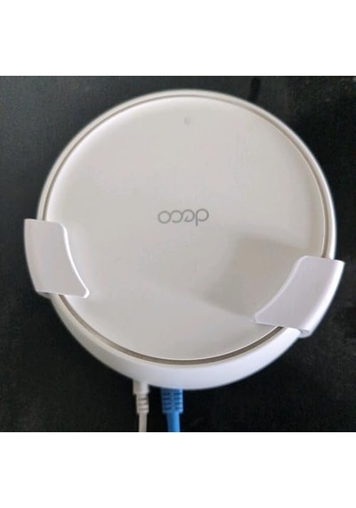 Deco Be25 Ve Be22 Uyumlu Duvar Askı Standı - Beyaz Wifi 7 Mesh Montaj Aparatı