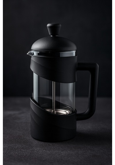 Prag - French Press Siyah 350ml Siyah