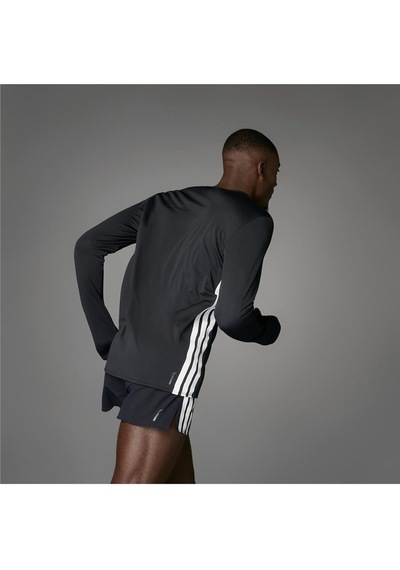 Adidas Adızero L Tee M Erkek Siyah T-shirt Jd3638 Siyah