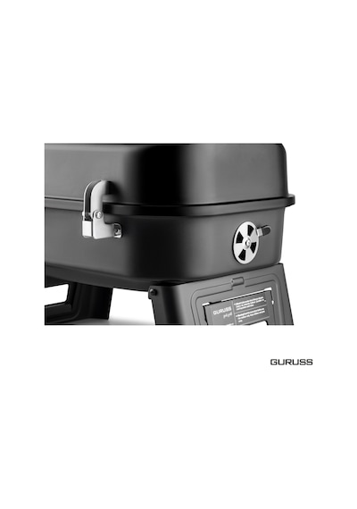 Guruss Go & Grill Barbekü Mangal Siyah Model:grs31
