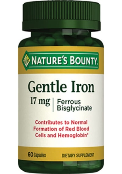 Natures Bounty Gentle Iron 17 Mg Takviye Edici Gıda 60 Kapsül