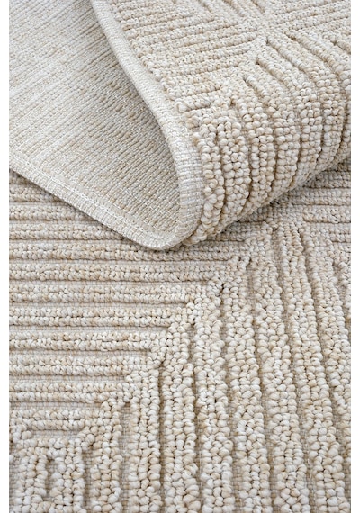 Cool Halı Mirage Bej Kaymaz Taban Yıkanan Mutfak Kilimi Modern Dokuma İnce Yazlık Salon Kilim Halı