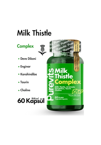 Purevits Milk Thistle Complex 60 Kapsül