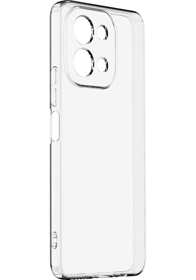 Vivo Y28 Kılıf Mkst Süper Silikon Kapak - Şeffaf Şeffaf