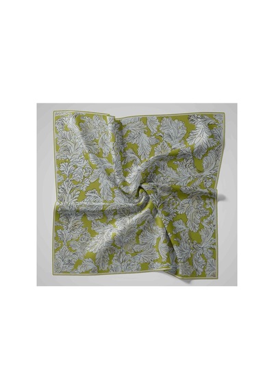 Silk Home Twill İpek Eşarp - 11468-08 Yeşil