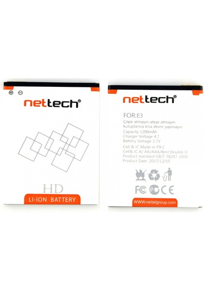Teknonet General Mobile Discovery E3 Uyumlu Nettech 1200 Mah