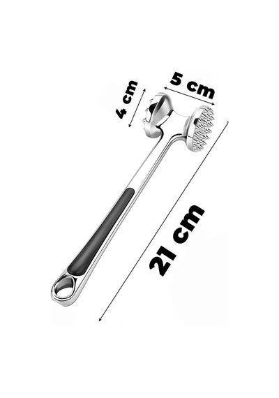 Döküm Et Dövücü Çift Taraflı Dayanıklı Alüminyum Gövde Et Yumuşatma Tokmağı Ergonomik Saplı Pratik Ve Sağlam Et Tokmağı Mutfakta Et Hazırlığı İçin İdeal Mutfak Aleti Diğer