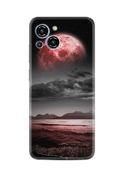 Reeder S23 Max Pro Kılıf Resimli Desenli Silikon Platinium Series Red World 1836