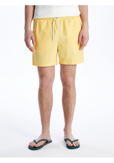 Lcw Swımwear Sarı Kısa Boy Basic Erkek Deniz Şortu