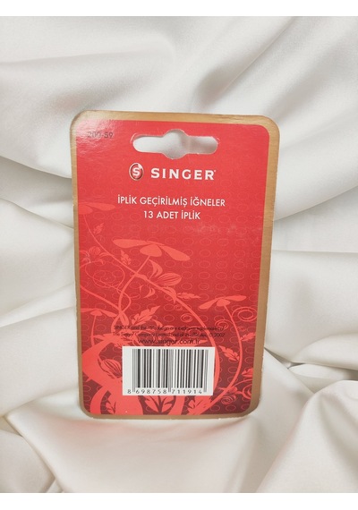 Singer İplik Geçirilmiş Dikiş İğnesi Seti - 13 Renk İplik 200-59