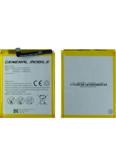 Teknonet General Mobile Gm8 3000 Mah Batarya