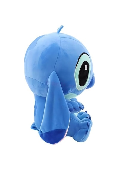 Stitch Peluş Oyuncak 55 Cm Büyük Boy Sevimli Peluş Karakter Mavi