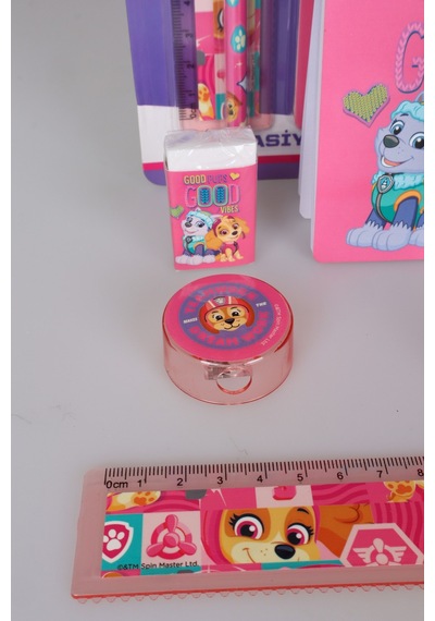 X Dekomus Lisanslı Paw Patrol Pink Paws Collection 5'li Kırtasiye Seti Not Defteri,kurşun Kalem,cetvel,silgi,kalemtraş Diğer