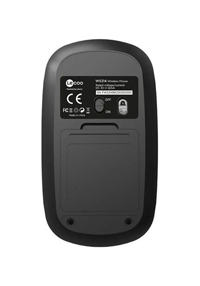 Lenovo Lecoo Ws214 2.4ghz Kablosuz 1200dpı Siyah Optik Mouse Belirtilmemiş