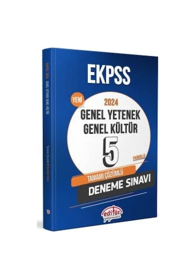 Ekpss Tamamı Çözümlü 5 Deneme Sınavı