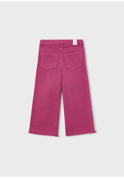 Kız Çocuk Geniş Paçalı Gabardin Pantolon 3588 Pembe