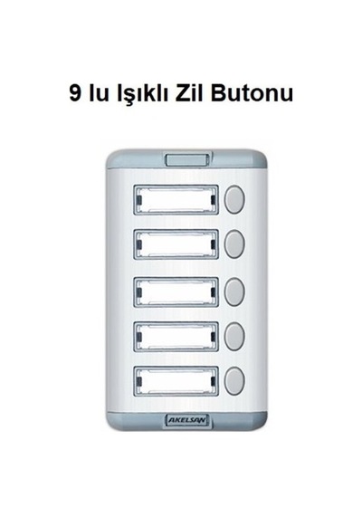 9 Lu Işıklı Zil Butonu