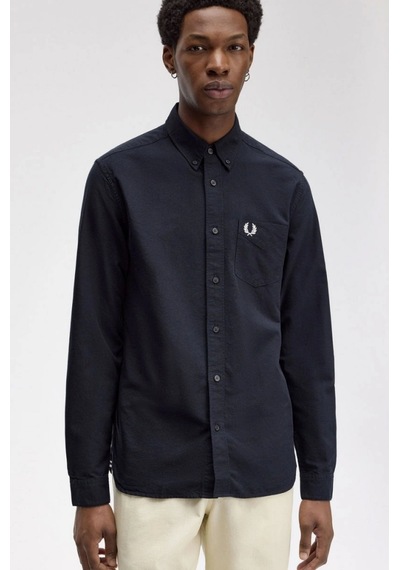 Fred Perry Erkek Lacivert Logolu Oxford Gömlek Çok Renkli