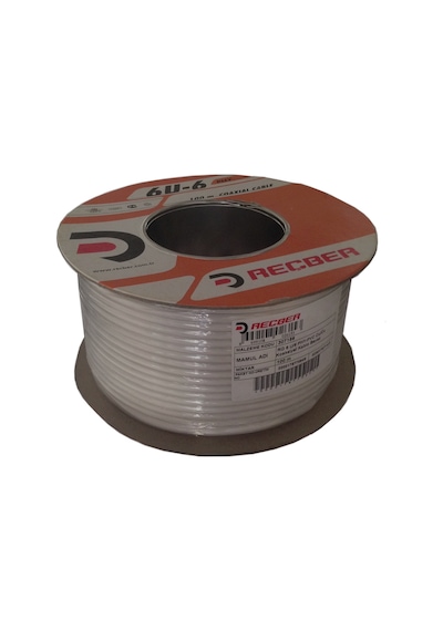 Reçber Rg 6 U6 Koaksiyel Uydu Anten Kablosu 100 Metre 307156G