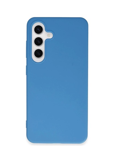 Samsung Uyumlu Galaxy S24 Plus Kılıf First Silikon - Mavi 0.2M-Çok Renkli