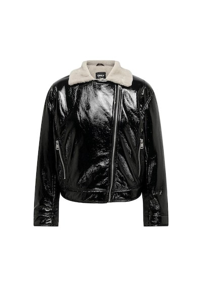Only Onlanita Bonded Biker Otw Kadın Mont-27673 - Siyah