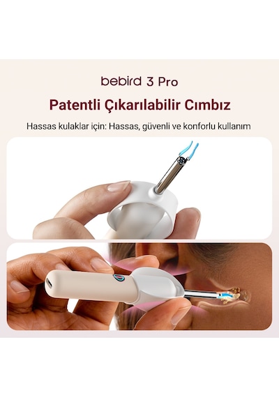 Bebird Earsight 3 Pro Hd Kameralı Akıllı Kulak Temizleme Cihazı