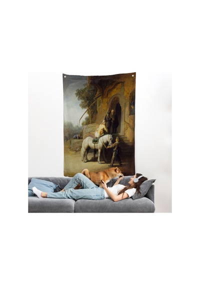 Rembrandt - İyi Samiriyeli Duvar Örtüsü - The Good Samaritan-7430