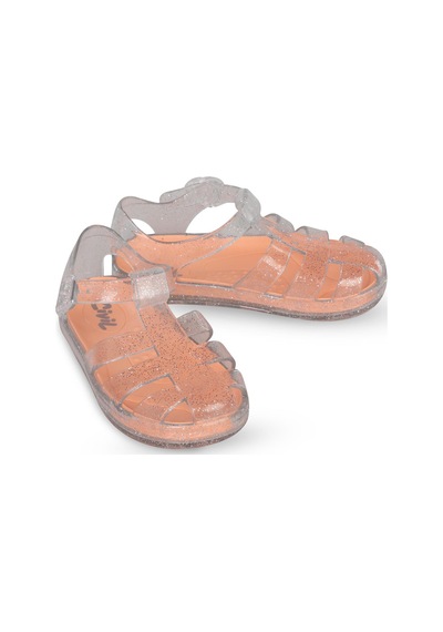 Civil Girls Tokalı 27- Sandalet - Pudra Somon