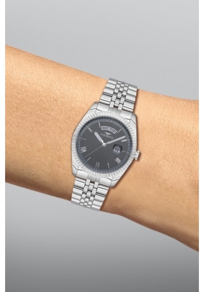 Ferro F11130a-a4 Quartz Çelik Gri 41 Mm Erkek Kol Saati