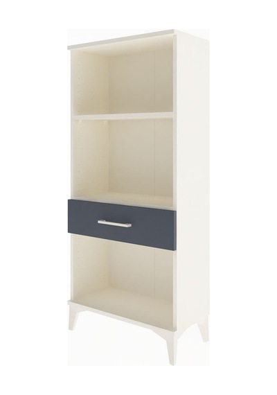 Arges Dolap 2 Raflı Tek Çekmeceli 60x30x134 Aytaşı-antrasit Aytaşı