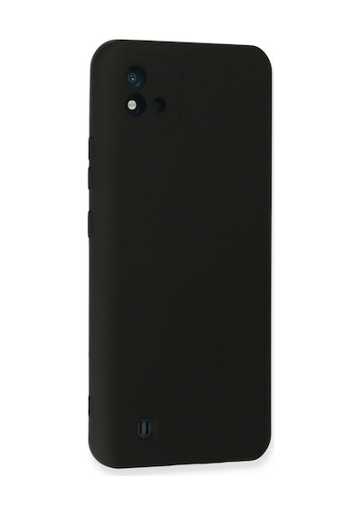 Realme C11 2021 Kılıf Nano İçi Kadife Silikon - Siyah Ym285562